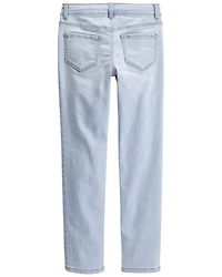Kid Light Blue Ice Wash Skinny-Leg Jeans