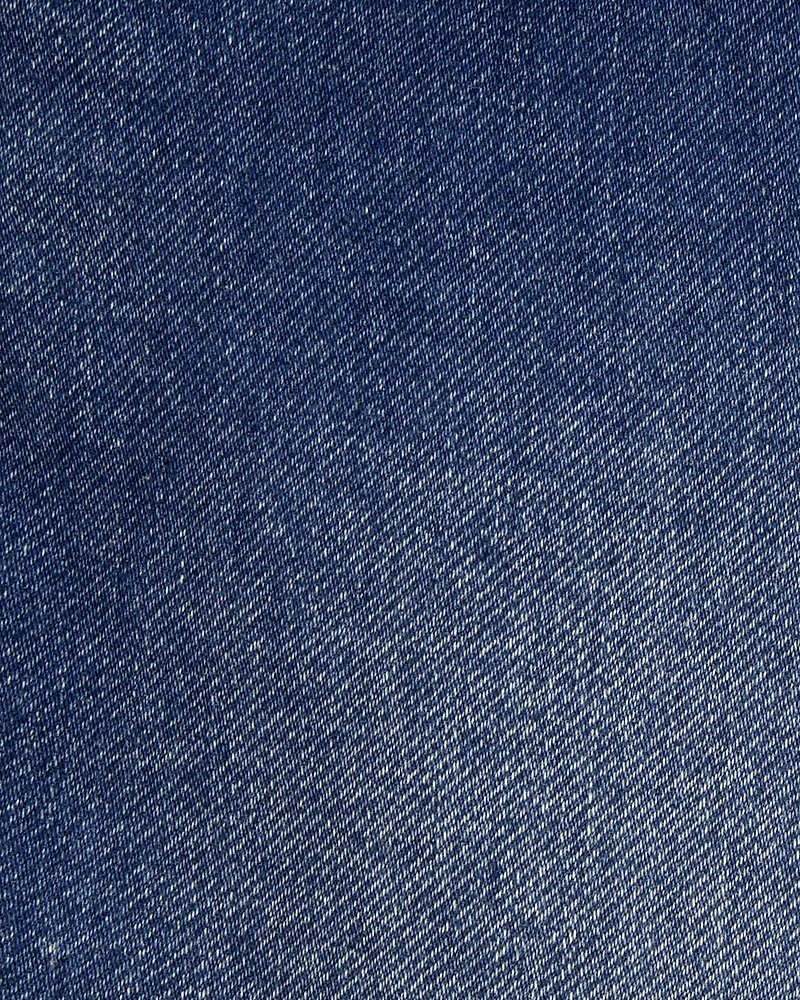 Kid Pull-On Denim Shorts - Navy
