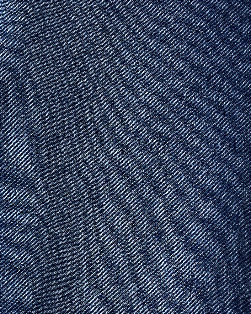 Toddler 2-Piece Acorn Button-Down Shirt & Pull-On Denim Pant Set