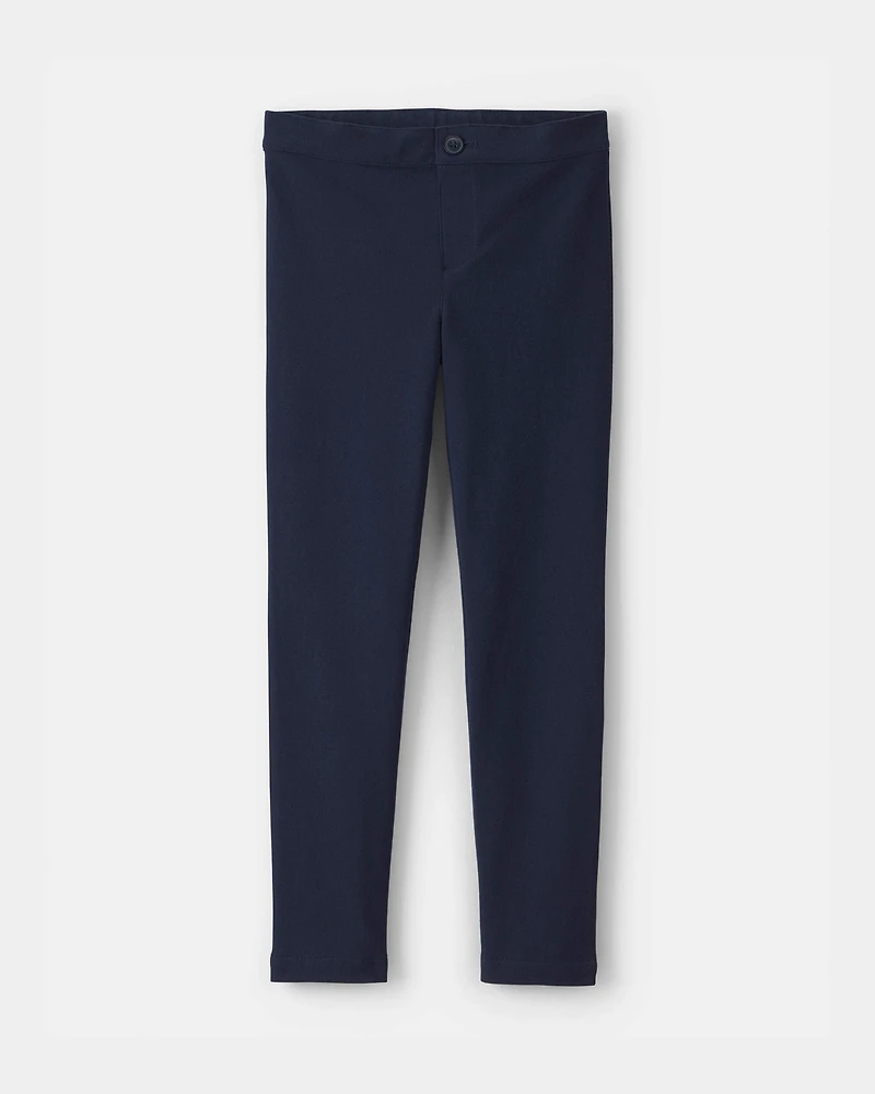 Girls -Pack Uniform Ponte Skinny Pants