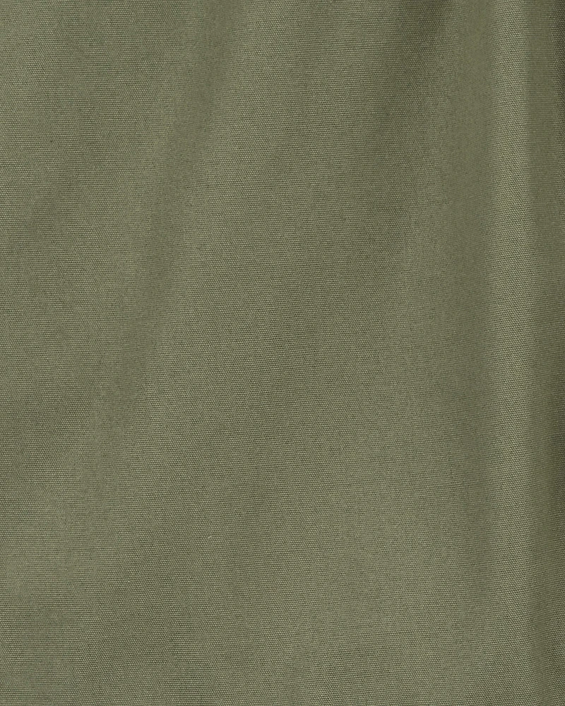 Baby Pull-On Poplin Shorts - Green