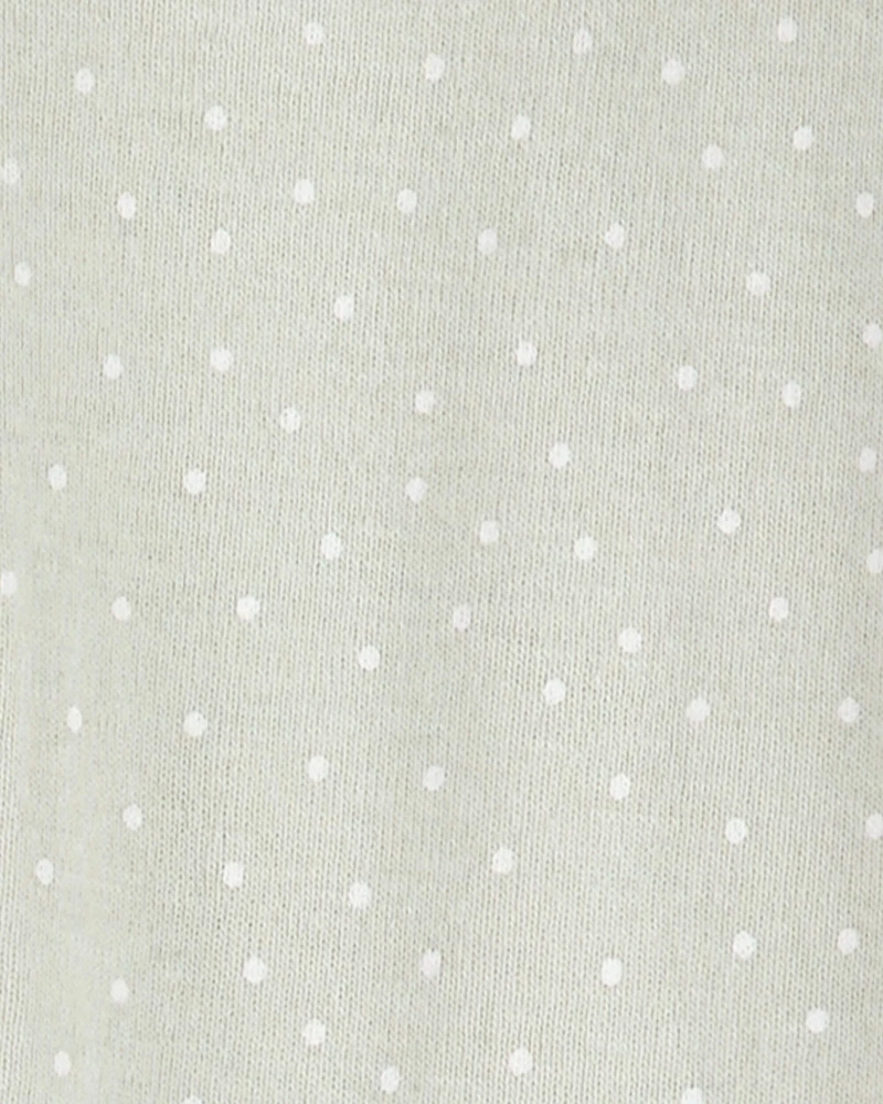 2-Pack 2-Way Zip Cotton Sleep & Play Pajamas - Pink/Green