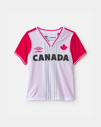 Toddler Umbro Canada Soccer Jersey - Red/White