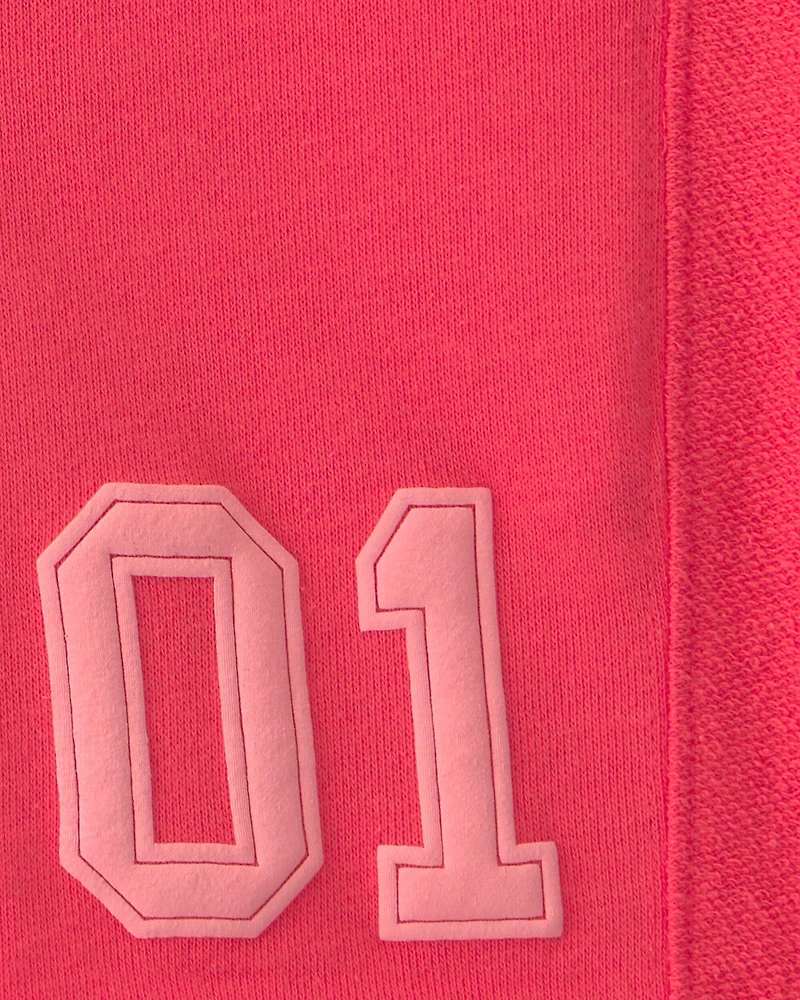 Boys Varsity French Terry Shorts - Orange