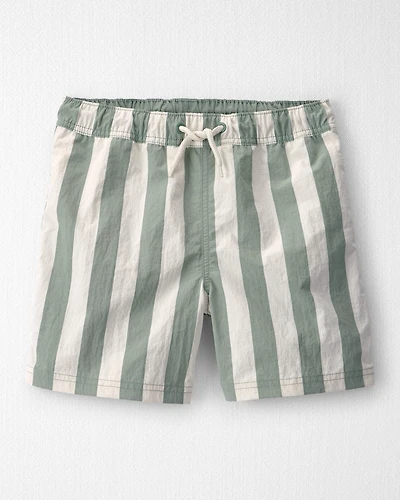 Boys Recycled Swim Trunks in Stripes