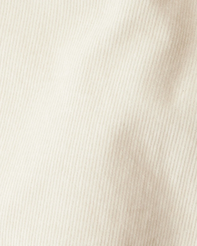 Toddler Girl Heart Pocket Barrel Pants - Tan