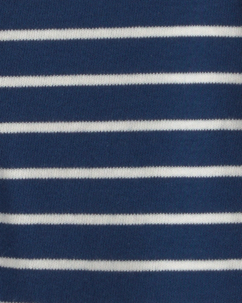 Baby Boy Lobster 2-Way Zip 100% Cotton Sleep & Play Pajama - Blue