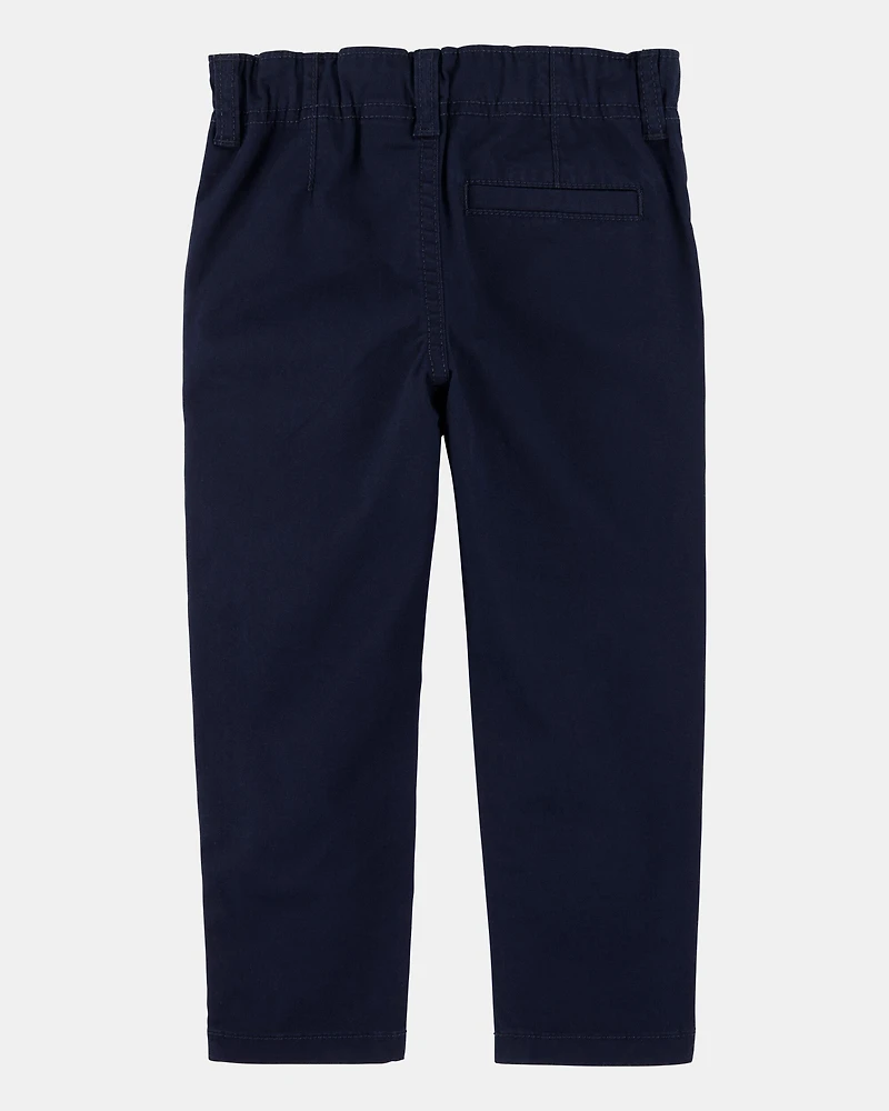 Toddler Slim Tapered Chino Pants - Navy