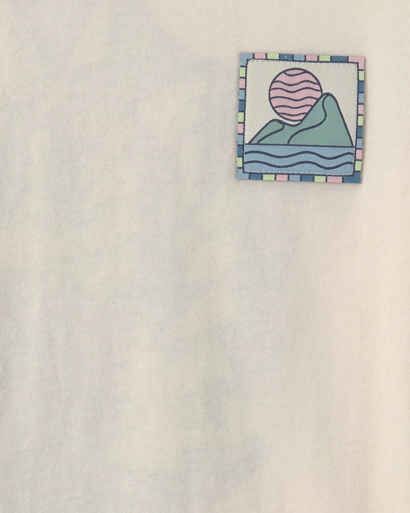 Boys Landscape Graphic Tee - Cream