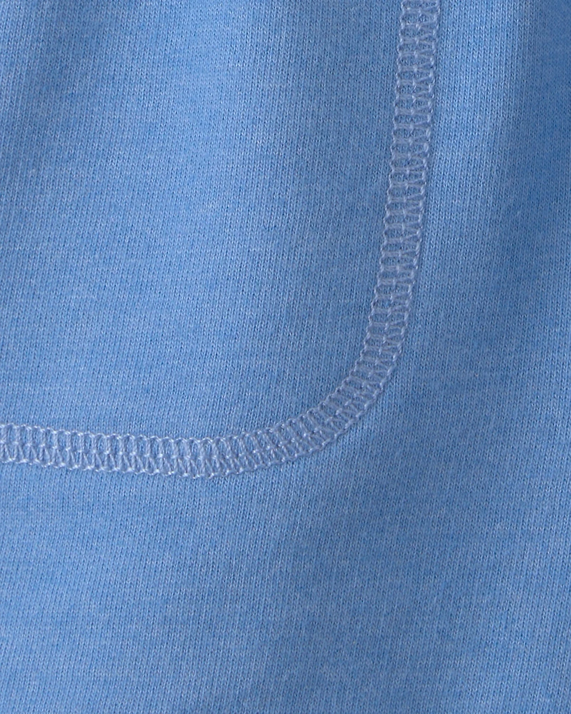 Baby Boy French Terry Shorts - Blue