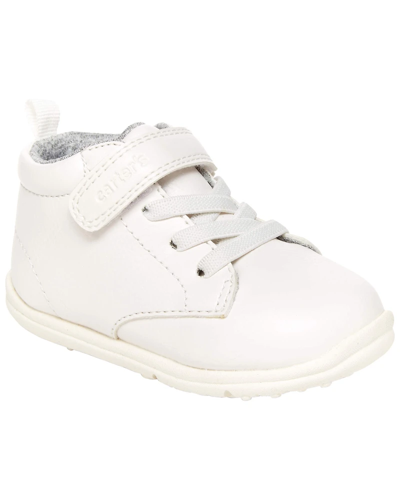 Every Step® First Walker High-Top Sneakers - White