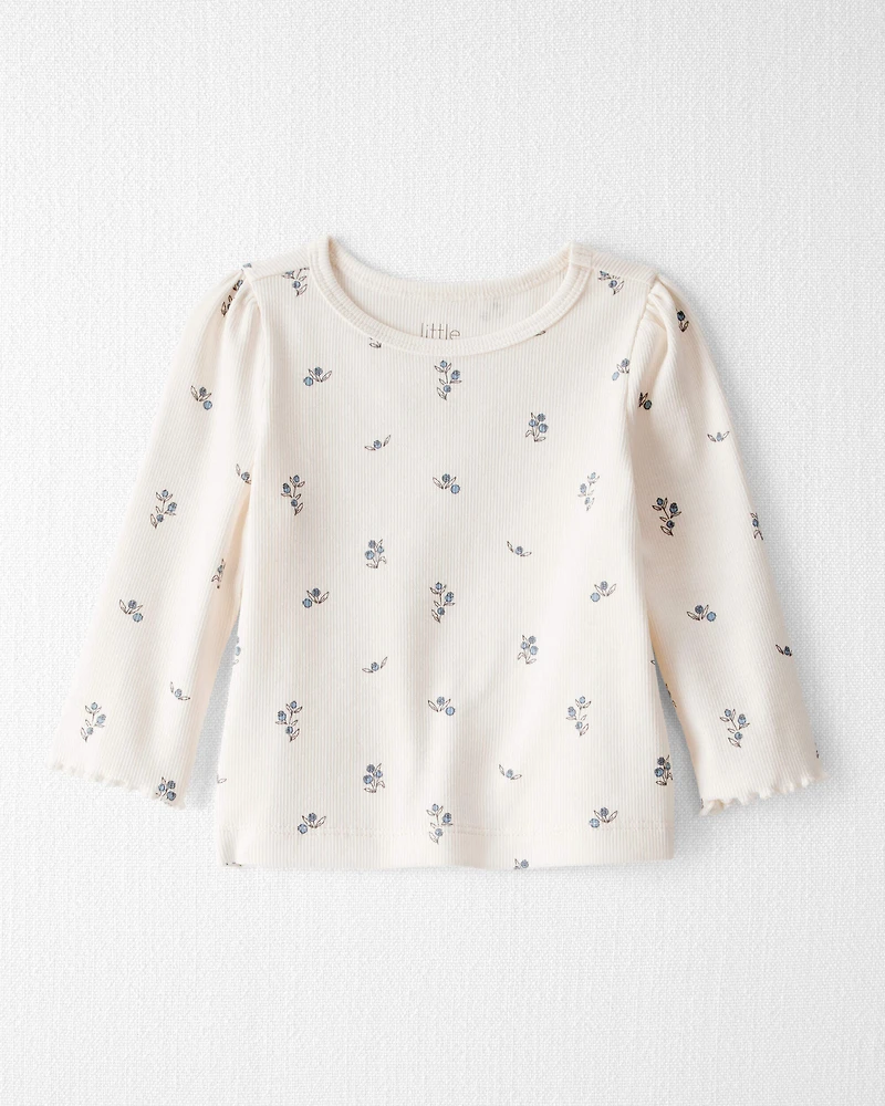 Baby Girl 2-Piece Organic Cotton Jumper Set