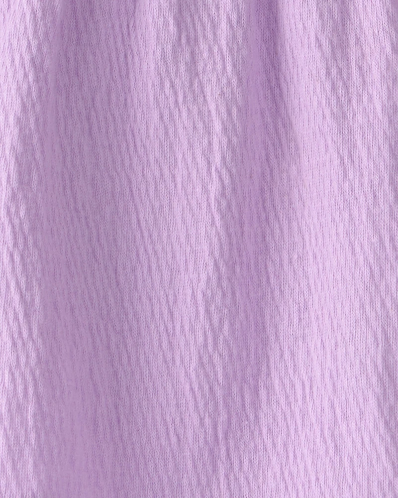 Baby Girl 3-Piece 'Mommy's Mini' Outfit Set - Purple/Grey