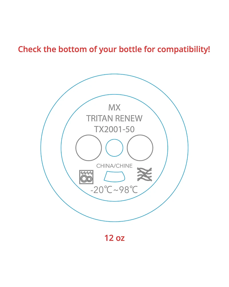 ZOO Tritan™ Renew Straw Bottle Extra Straws - 2-pack