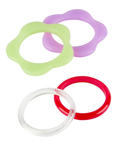 4-Pack Bangle Bracelets