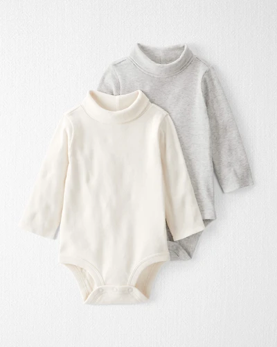 Baby 2-Pack Organic Cotton Bodysuits