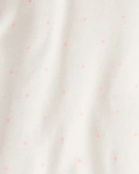 Baby 3-Piece Fruit Embroidered Little Vest Set - Pink/Ivory