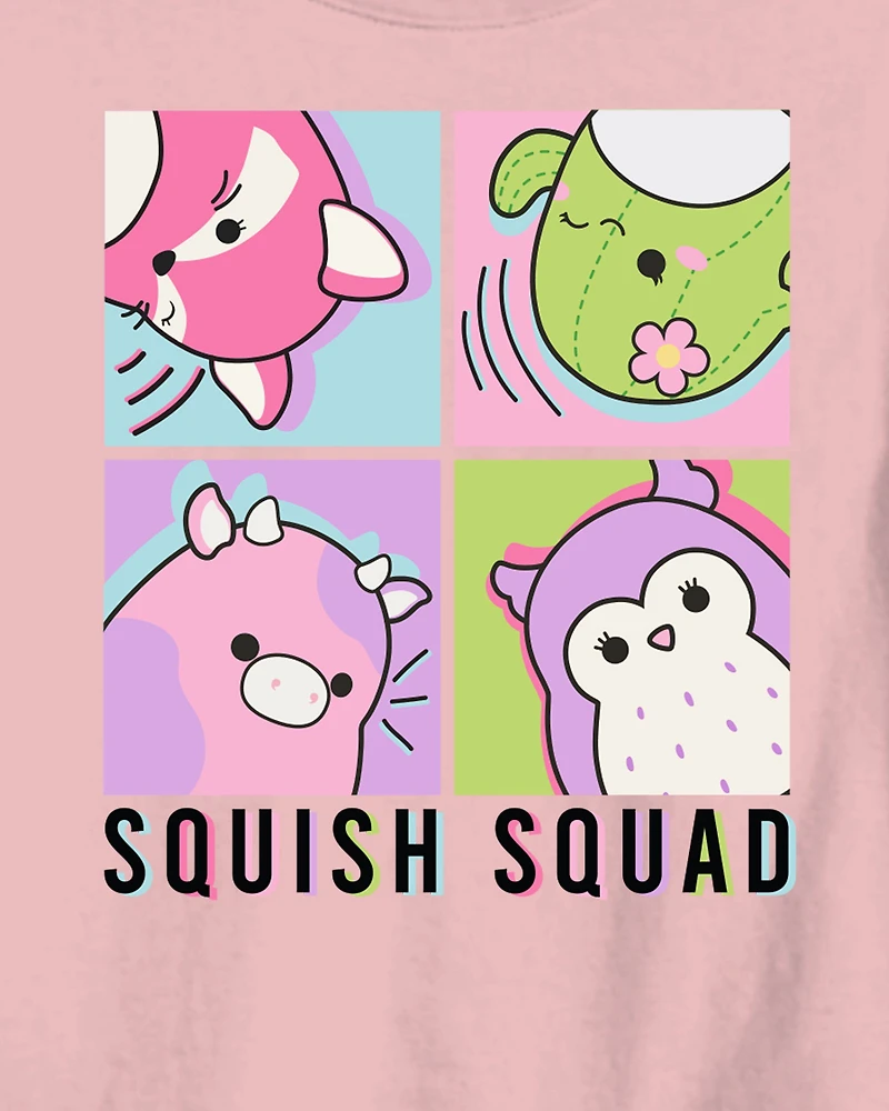 Girls Squishmallow™ Short-Sleeve Graphic Tee - Pink