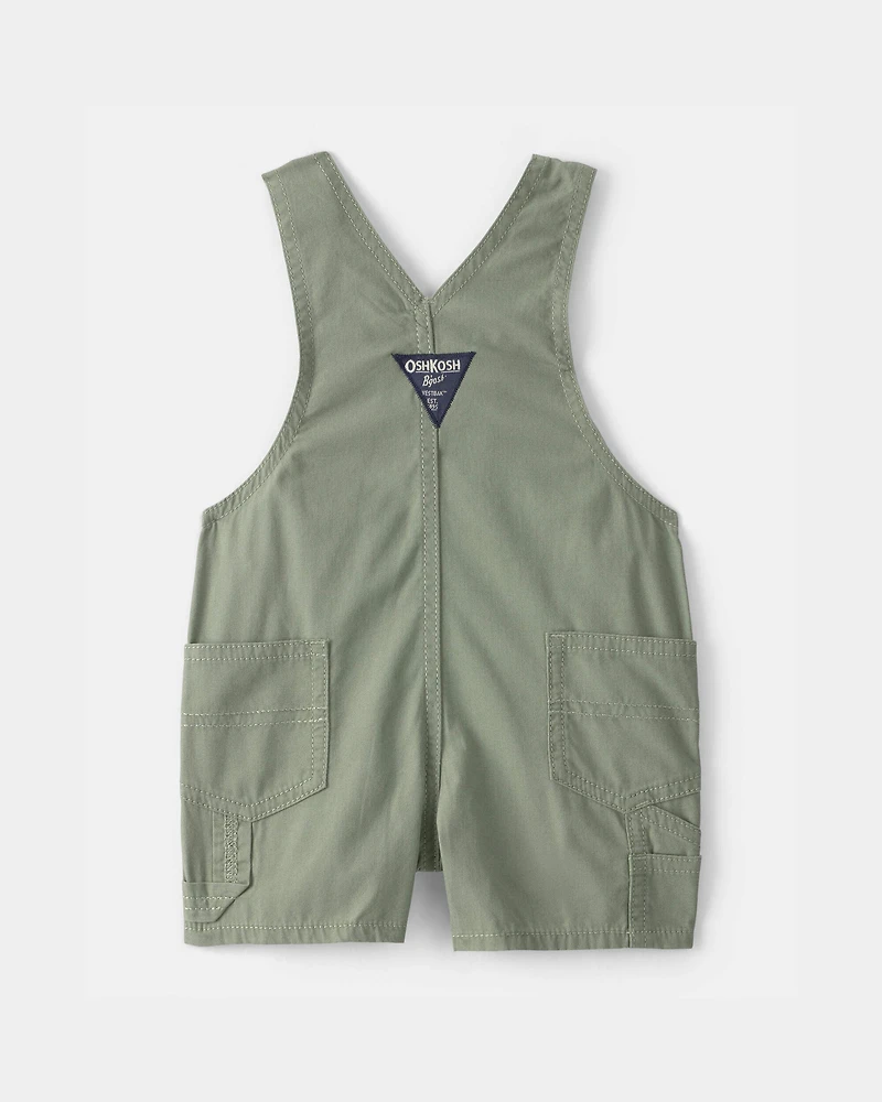 Baby Boy Canvas Shortall - Olive