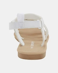 Toddler Strappy Sandals - White