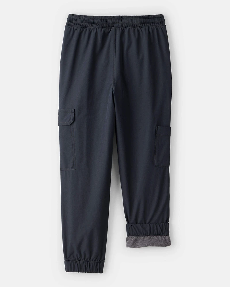 Boys Active Woven Joggers - Black