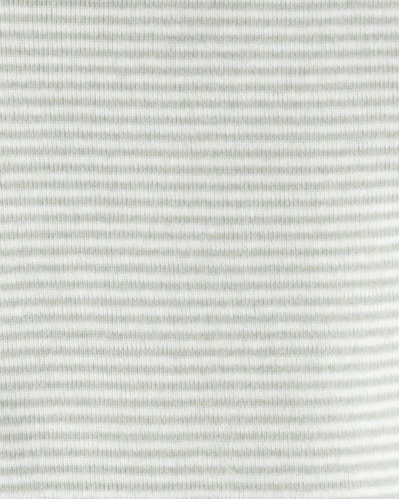 Baby Boy 3-Piece Quilted Jacket Outfit Set - Green