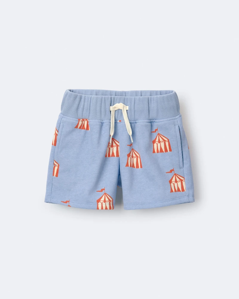 Toddler Boy City Park™ Short in Big Top Print - Blue
