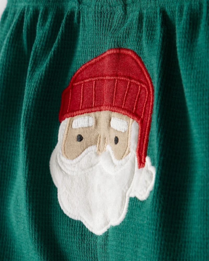 Baby 2-Piece My First Christmas Long-Sleeve Bodysuit & Pant Set - Cream/Green