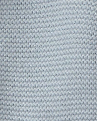 Baby Boy Bear Sweater Knit Hooded Jacket - Blue