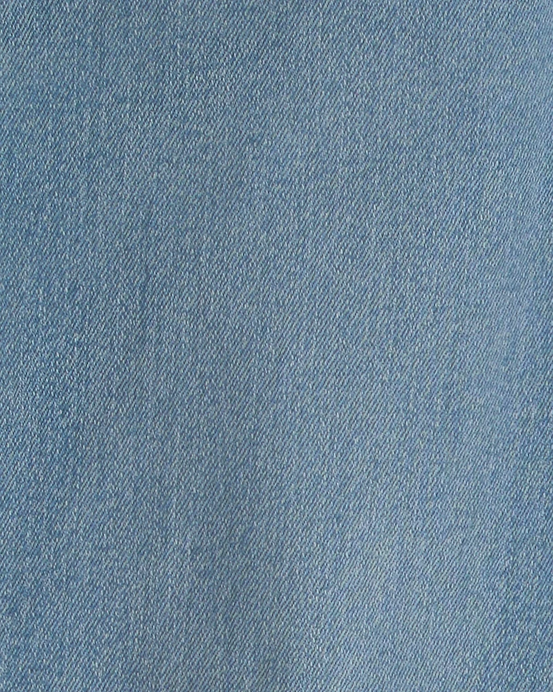 Boys Straight-Leg Jeans - Light Wash
