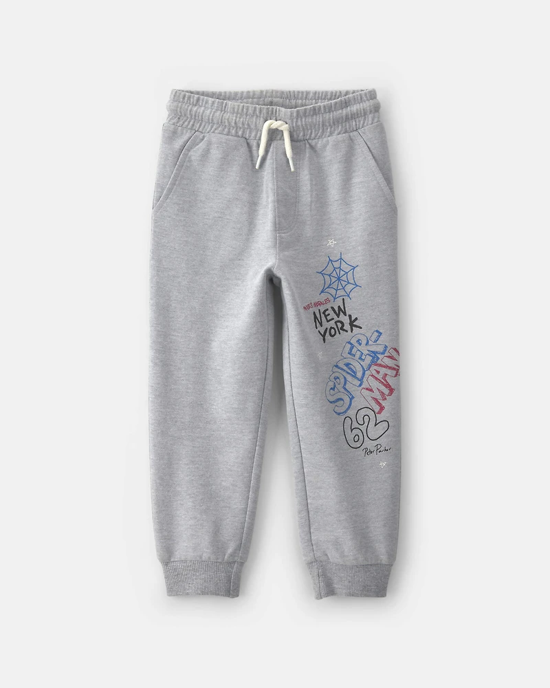 Toddler Boy 'New York' ©Marvel Spider-Man Joggers - Grey