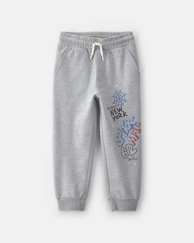 Toddler Boy 'New York' ©Marvel Spider-Man Joggers - Grey