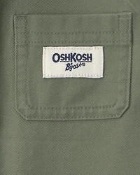 Baby Boy OshKosh Logo Short-Sleeve Button-Down Shirt - Green