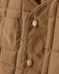 Toddler Boy Sleeveless Puffer Vest - Brown