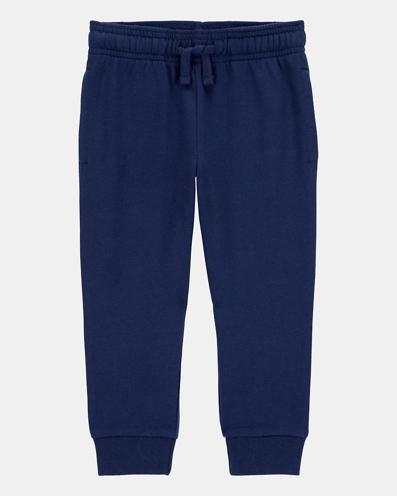 Toddler Boy Pull-On Drawstring Joggers - Blue