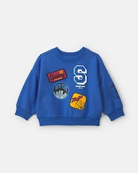 Toddler Boy ©Marvel Spider-Man Pullover Sweatshirt - Blue