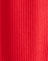 Baby Girl Pull-On Stretch Rib Leggings - Red