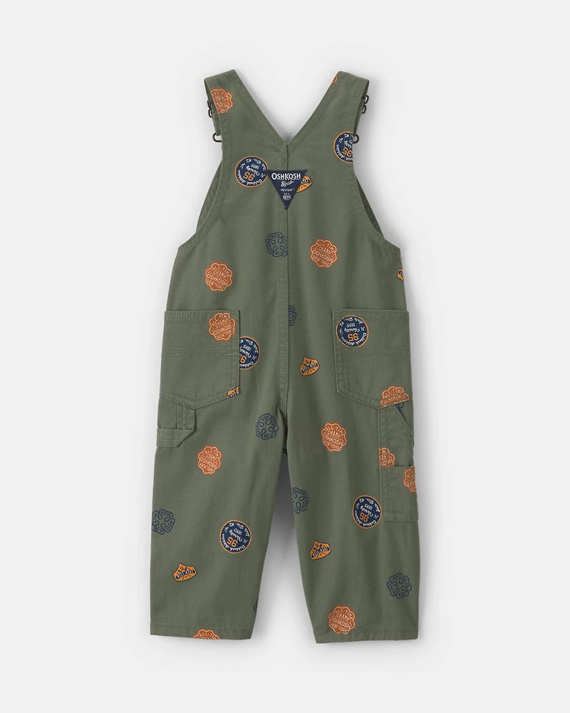 Baby Patch Logo Overalls - Green