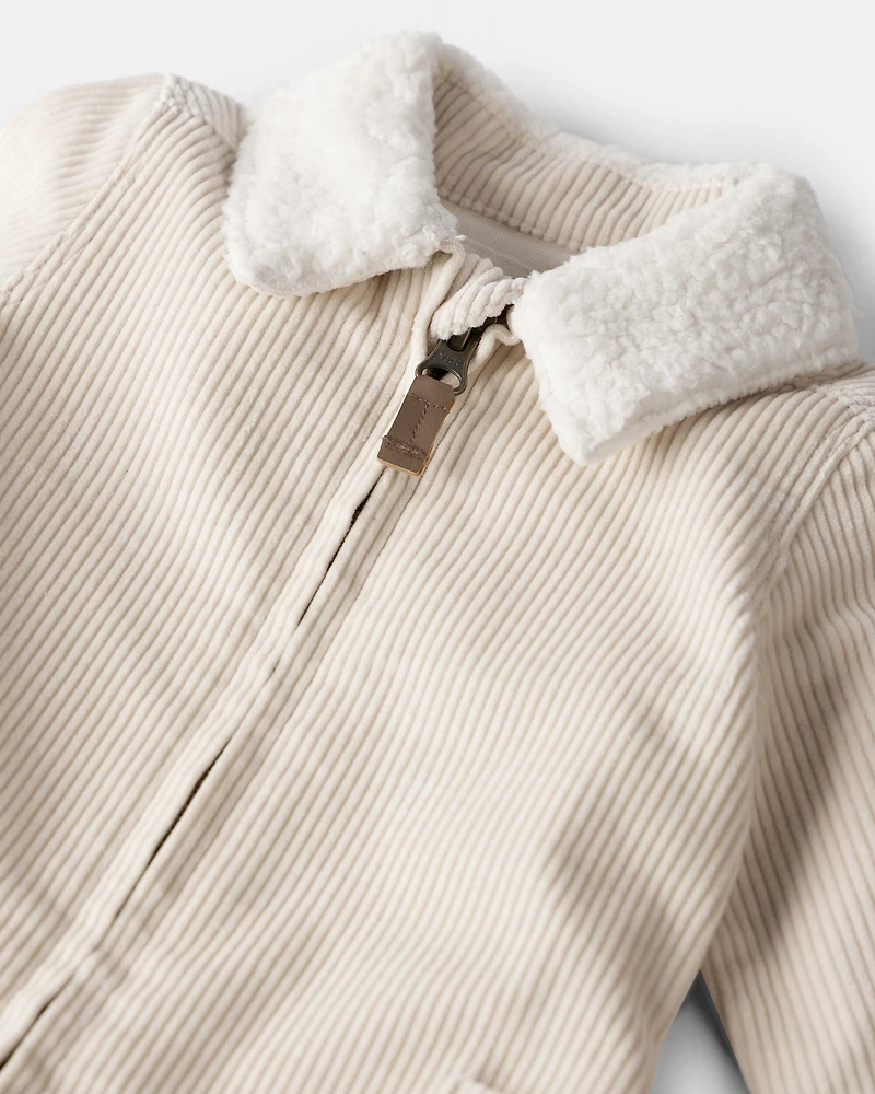 Baby Organic Cotton Corduroy Romper