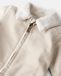 Baby Organic Cotton Corduroy Romper