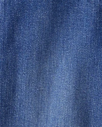 Girls Denim Sleeveless Overalls - Blue