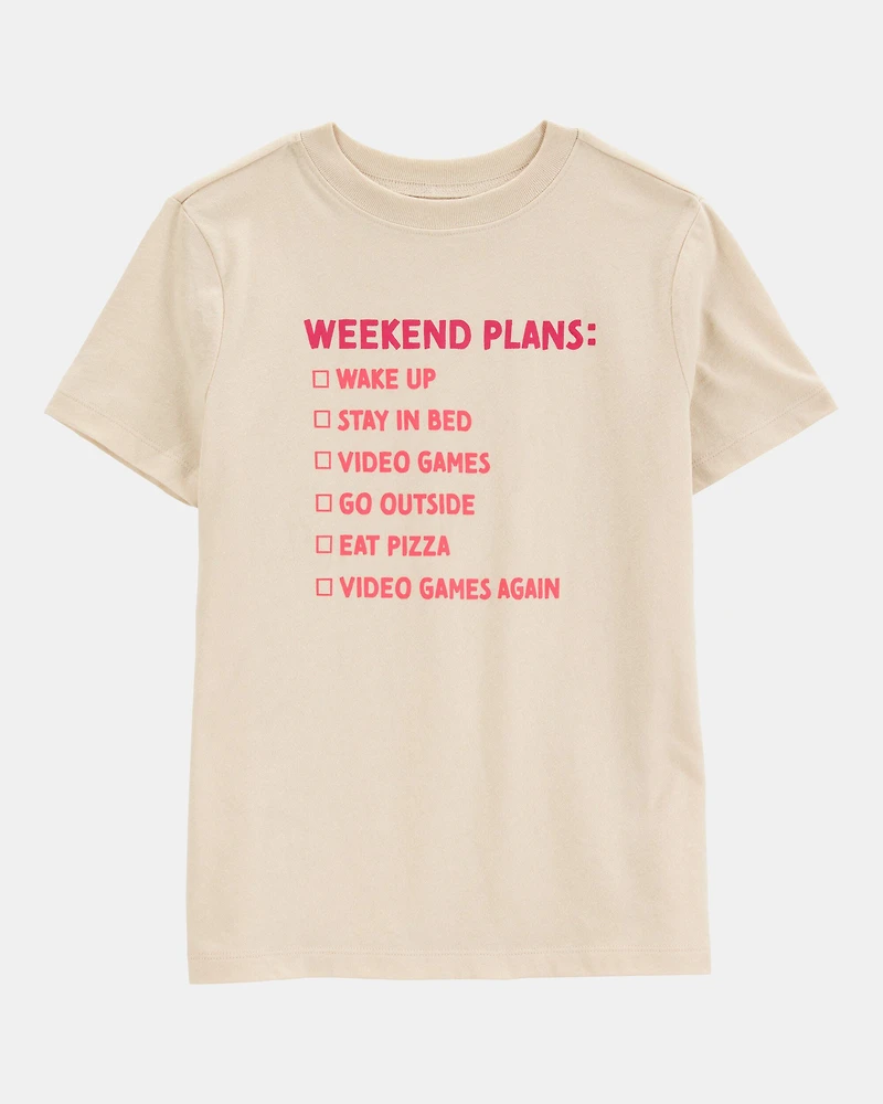 Boys Weekend Plans Short-Sleeve Graphic Tee