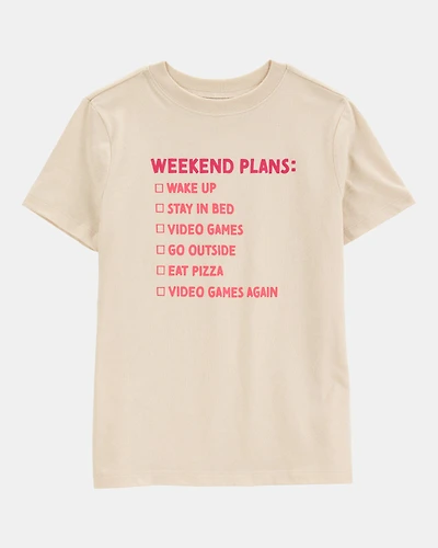Boys Weekend Plans Short-Sleeve Graphic Tee