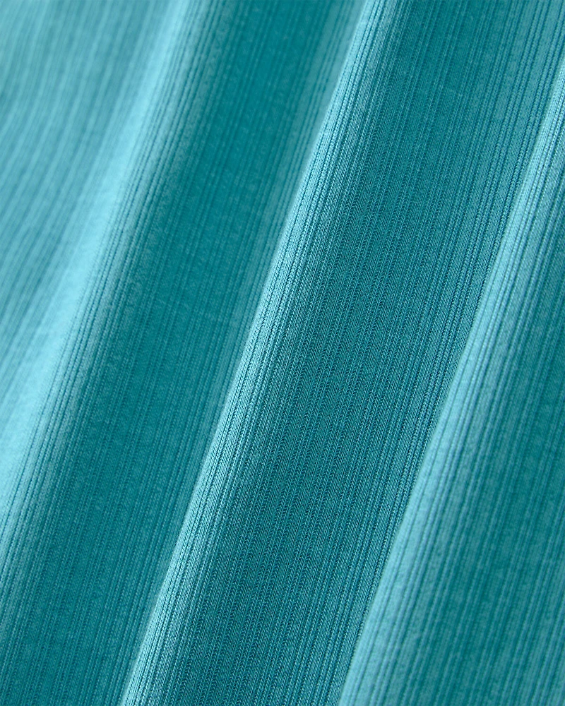 Boys PurelySoft Short-Sleeve Snug Fit 2-Piece Pajama Set - Blue