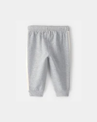 Baby Boy French Terry Pants - Grey