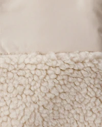 Toddler Girl Sherpa Vest - Cream