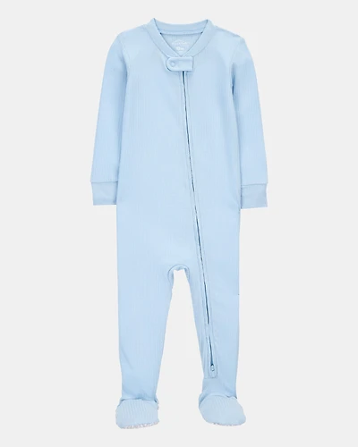 Baby Solid PurelySoft Footie 1-Piece Pajamas