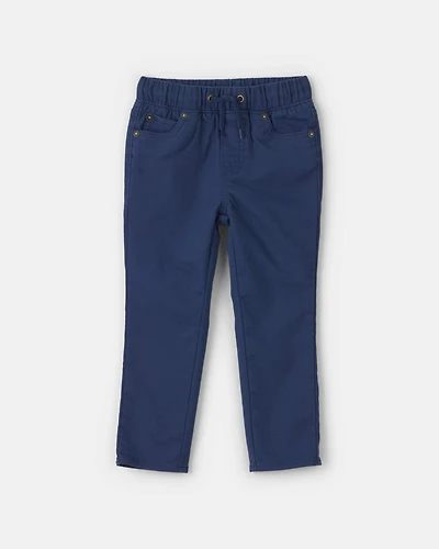 Toddler Boy Pull-On Pants - Navy Blue
