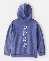 Boys ©Marvel Long-Sleeve Hoodie - Blue