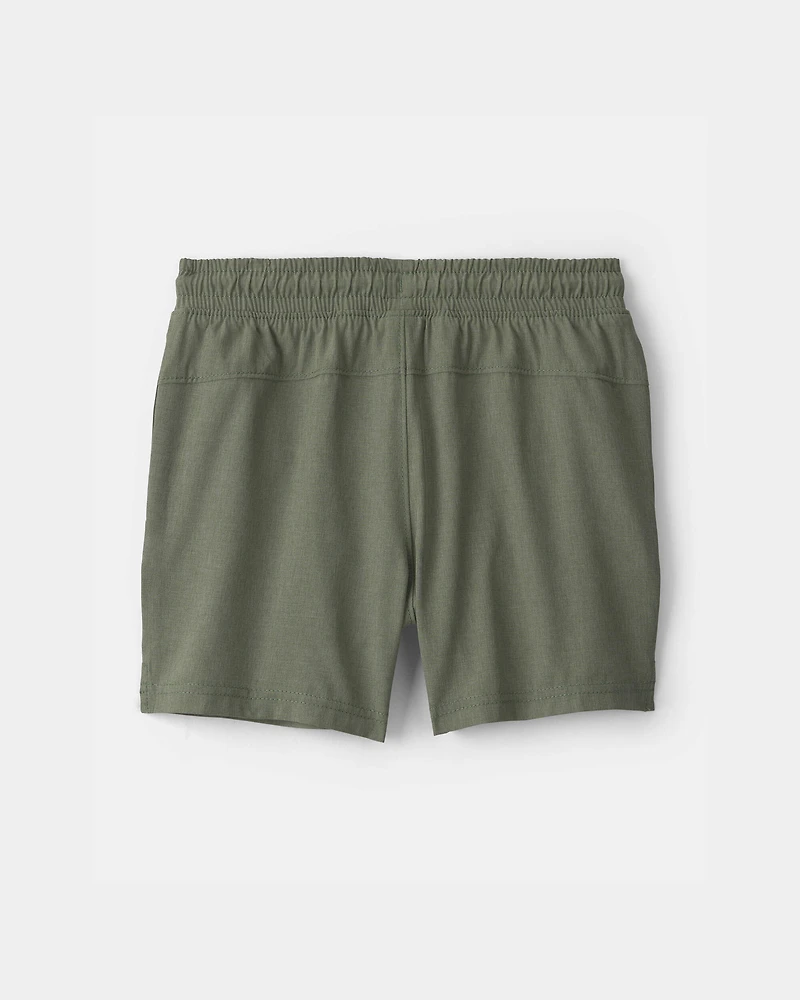 Boys Active Shorts - Green